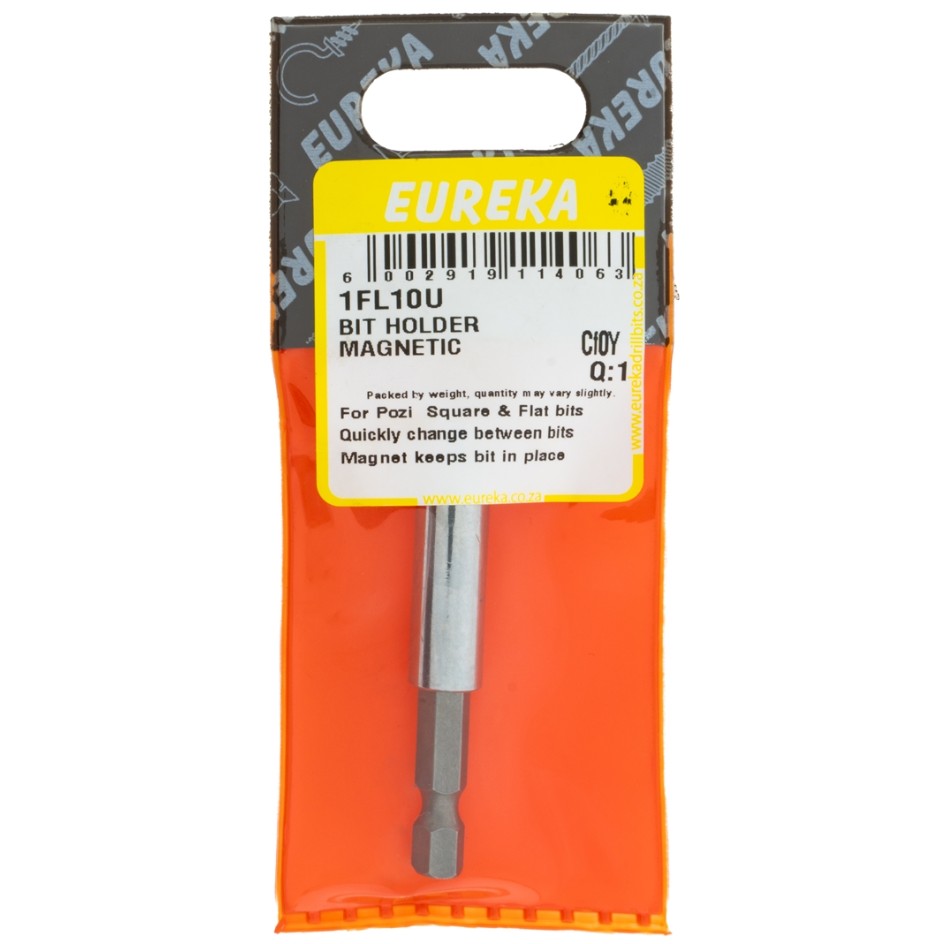 Extension to use with your screwdriver to hold a Pozi, Square, Phillips, or Flat screwdriver bit using a magnet.