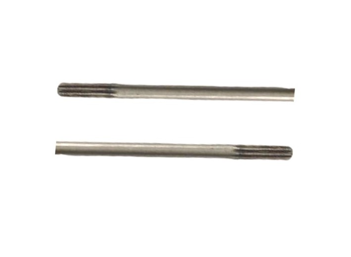 This drive shaft features splines on both ends for reliable power transmission; for applications requiring a square connection on one side, the appropriate alternative is model AHUS143R11-B1SQ.