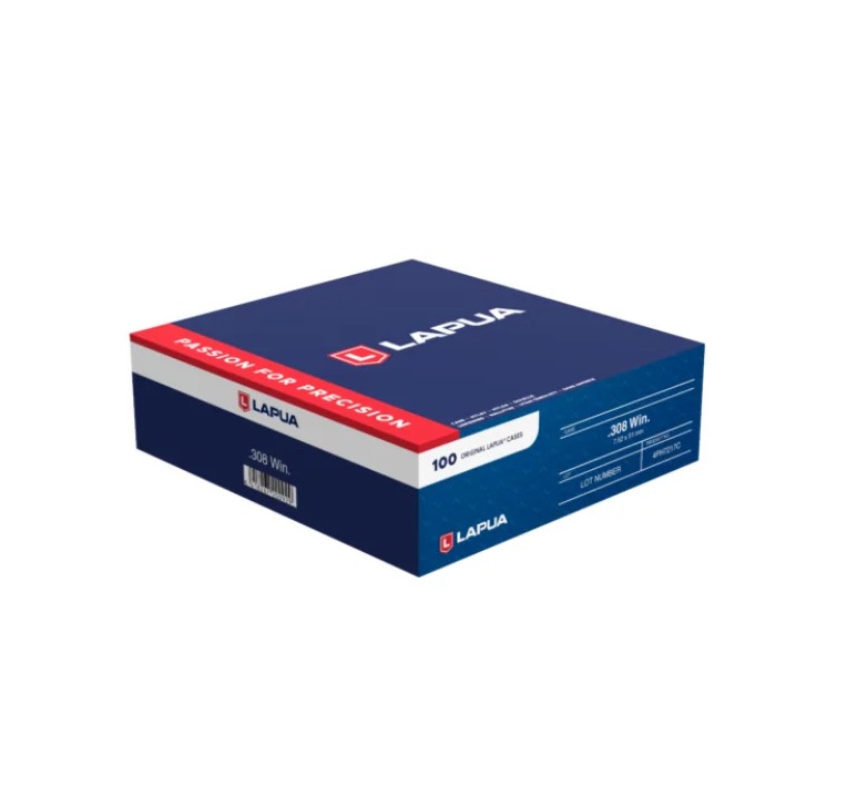 Reloading Cases Unprimed Brass 308 Winchester 100pc Lapua