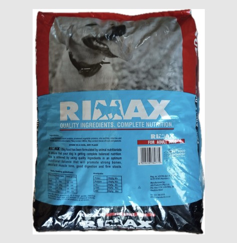RIMAX Puppy food has been formulated by animal nutritionists to ensure that your puppy is getting complete balanced nutrition. This is achieved by using quality ingredients in an optimum nutritional balance that will promote strong bones, excellent muscle
