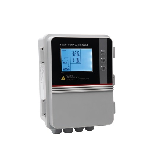 The control unit is designed to manage and protect a general pump, automatically regulating its operation. It can start and stop the pump using signals from a water level sensor, float switch, or pressure switch, ensuring safe and efficient performance.