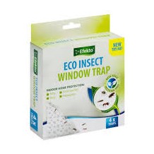 Protect your home from pesky insects with the Efekto Eco Insect Window Trap. This easy-to-use trap offers effective indoor home protection against a variety of common insects. Say goodbye to ants, cockroaches, flies and fishmoths invading your living space