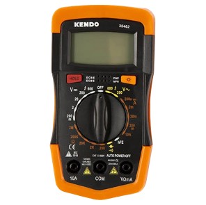 The Kendo Multi Voltage/Amperage Tester is a reliable and versatile tool designed for quick and accurate electrical diagnostics, suitable for both professional electricians and DIY users. It enables safe testing of voltage and amperage across a wide range