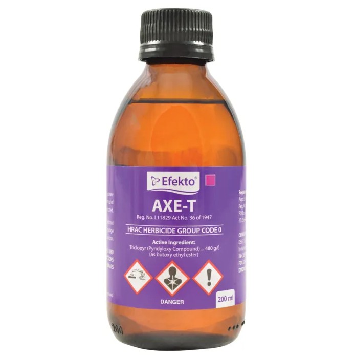 A systemic emulsifiable concentrate herbicide for the control of woody plants and weeds as indicated