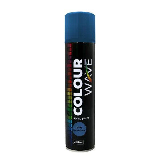 Unleash your creativity with Colourwave Spray Paint in Diamond Blue (300ml). This fast-drying aerosol paint is ideal for a wide range of indoor and outdoor projects, allowing you to easily add a vibrant pop of colour to any surface. Its trendy Diamond Blue shade and user-friendly application make it a great choice for both decorative and practical uses.