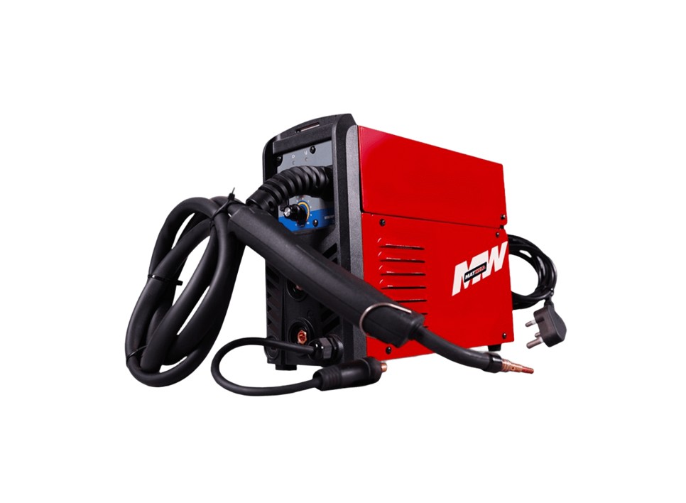 This entry-level dual-purpose MIG and MMA inverter welder is ideally suited for DIY enthusiasts and hobbyists, featuring advanced IGBT technology. It includes a MIG torch and cable kit, supports a 1 kg spool of 0.8 mm wire and 0.9 mm flux-cored wire, and h