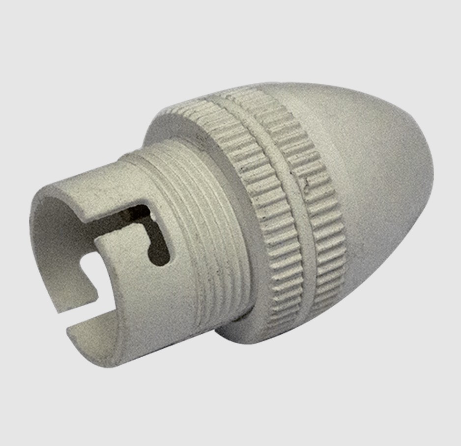 This standard bayonet fitting comes with a knurled plastic collar and is SABS approved for safety and reliability.