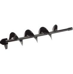 This is a 150 mm auger drill bit designed for earth drilling, compatible with Husky equipment and sold as the drill bit only (no additional accessories included).