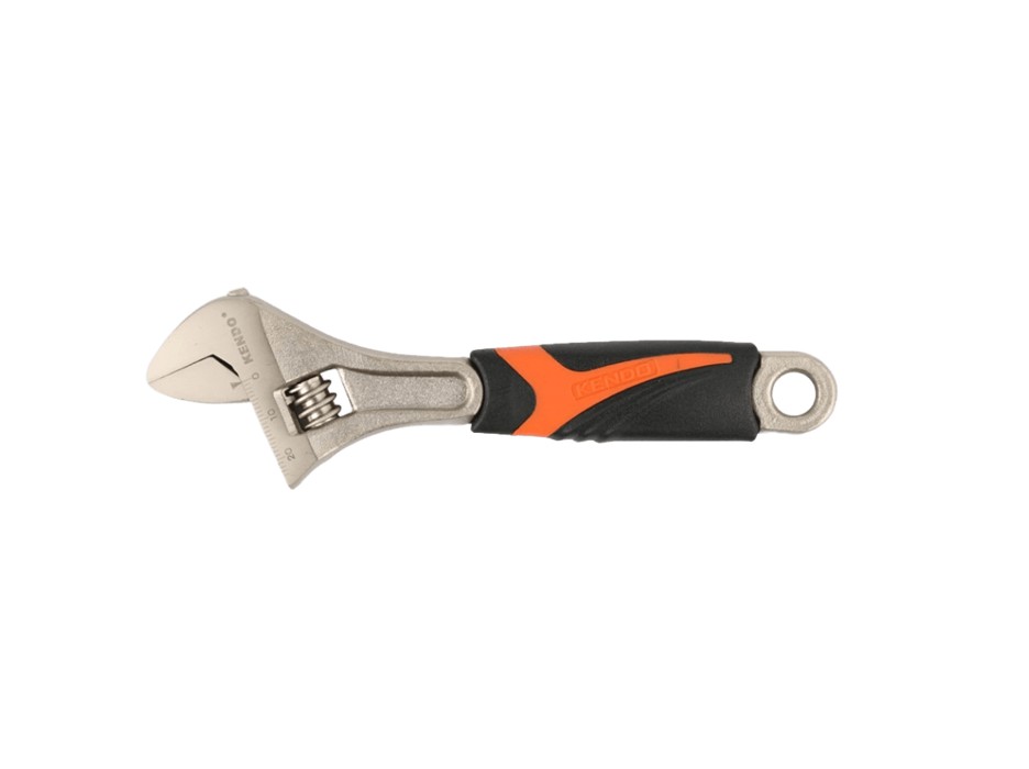 The Kendo150mm Adjustable Wrench combines strength, comfort, and long-lasting protection, making it a reliable tool for both professionals and DIY users. Manufactured from drop-forged carbon steel, it is designed to withstand demanding applications in mini