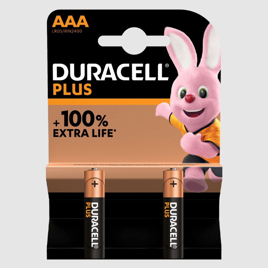 Duracell Batteries Mainline AAA 2pk