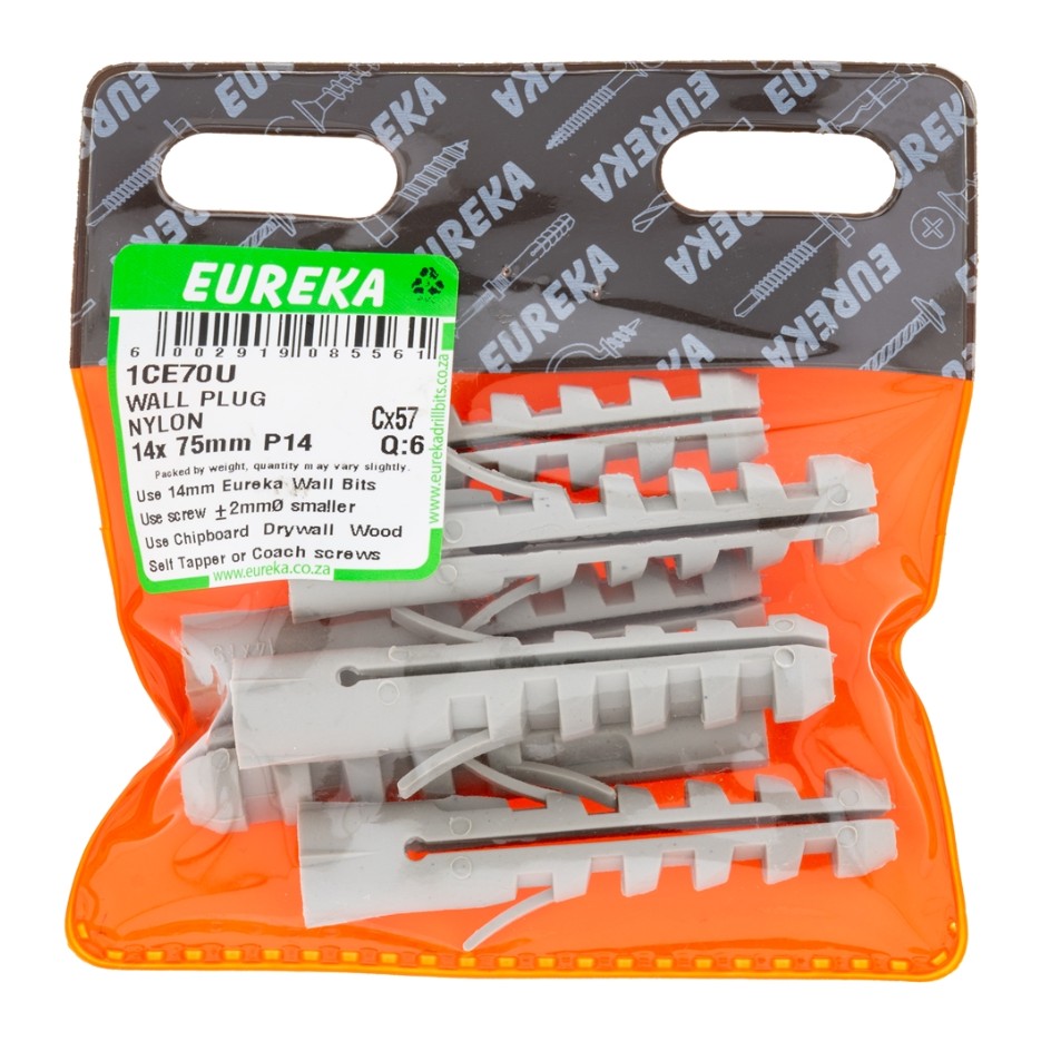 Nylon wall plugs are versatile, durable fasteners designed to provide strong support when securing screws into masonry, concrete, or brick.Their high-quality nylon construction ensures resistance to cracking and wear, making them suitable for long-lasting