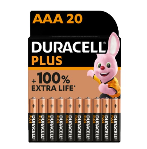 The Duracell Mainline 20 Pack Alkaline AAA Batteries provide reliable performance and long-lasting power for everyday devices such as blood pressure monitors, alarm panels, headlamps, multicalibrators, and multimeters. Each battery delivers 1.5V of consist
