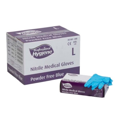 These disposable, protective nitrile examination gloves are made from premium-grade synthetic polymer, a latex-free material that offers rubber-like flexibility while remaining non-allergenic. Manufactured from 100% nitrile with no natural rubber latex, th
