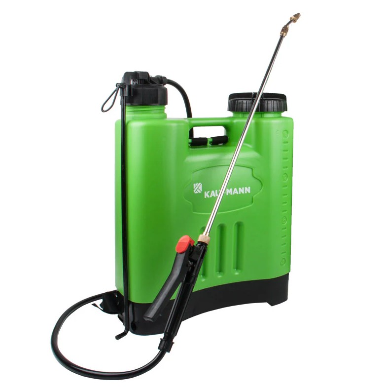 The Kaufmann Garden 16L Knapsack Sprayer is designed for efficient and precise application of fertilizers, pesticides, and herbicides in gardens, fields, and nurseries. Built with durability and user convenience in mind, this sprayer features a metal pump lever that can be adjusted for left- or right-handed operation, making it suitable for all users.