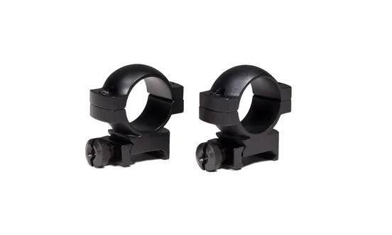 The Vortex Hunter Rings are designed for mounting on Picatinny or Weaver-style rails, making them a practical choice for general hunting setups. Featuring a standard two-screw design, they are constructed from aircraft-grade 6061-T6 aluminum to provide opt