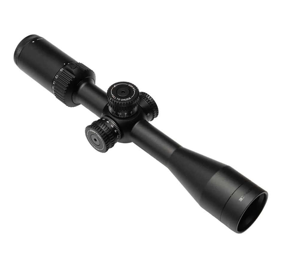 The ZeroTech Vengeance PHR SFP 1" 4.518x40 riflescope is a versatile, mid?to?long range optic designed for precision shooting across a wide range of applications. Featuring a 4.518x variable magnification and a 40 mm objective lens, it delivers c