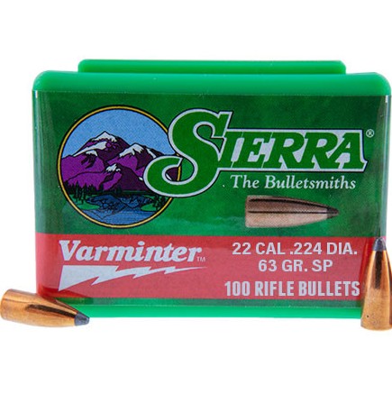 The Reloading Points SMP (.22 Cal 63gr Varminter) bullet is a semi-pointed design built for reliable performance on small to medium varmints. Its heavier 63-grain weight improves stability, particularly in rifles with slower twist rates, while the construc
