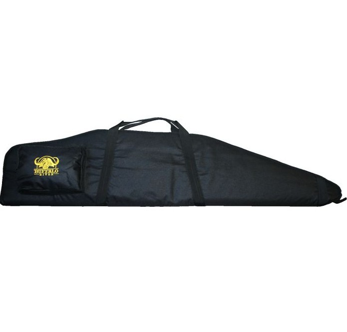 The Buffalo River Economy Bag II  Black is a durable and practical scoped rifle bag designed for reliable everyday use. It features a tough black 600D ballistic nylon outer shell for enhanced durability, combined with 7 mm PE foam padding to provide ess