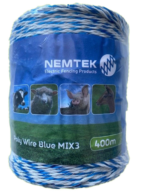 Poly Wire Blue Mix3X400m Nemtek