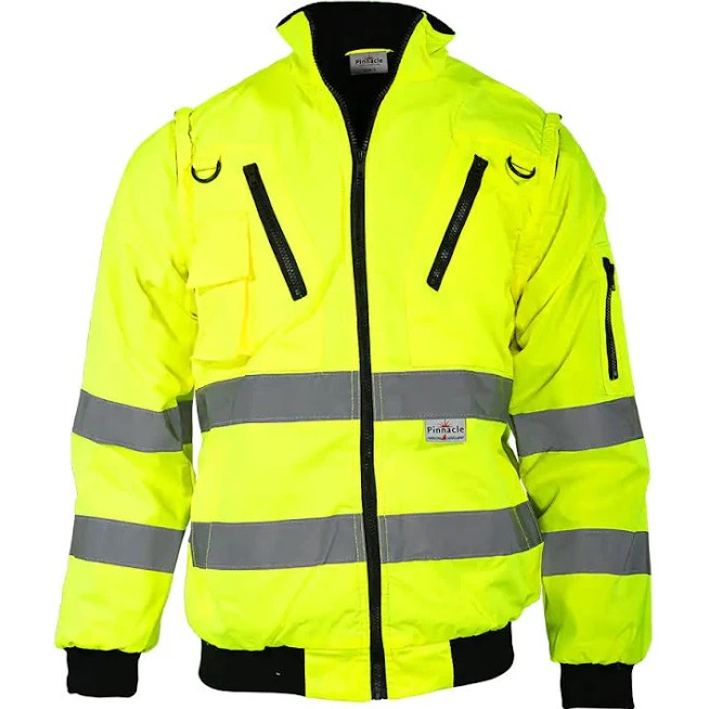 The Bunny Watt Sheq Safety is designed for professionals in hazerdous enviroments, offer warmth, visibilty and versatility. Fleece lining for thermal comfort in cold conditions. Class 3 reflective garment with compliant reflective tape for enhanced visibility. Durable fabric made from 240g/m² polycotton for long-lasting wear. Zip-off sleeves for flexibility and a secure fit. This jacket is suitable for various industries, including mining and construction, ensuring safety and comfort on the job.