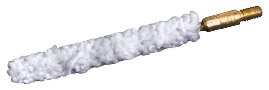 The Breakthrough Clean .30 / .308 Caliber / 7.62mm Bore Mop Cleaning Swabs are made from 100% cotton, offering a soft, washable, and effective solution for cleaning firearm bores. Designed for reliable performance, they help remove residue while maintaining the integrity of the barrel. These bore mops feature a standard #8-32 thread for compatibility with Breakthrough cleaning rods, while shotgun versions use a #5/16-27 thread for 20 and 12 gauge applications. They are available in a wide range of rifle calibers and gauges, making them a versatile choice for firearm maintenance.