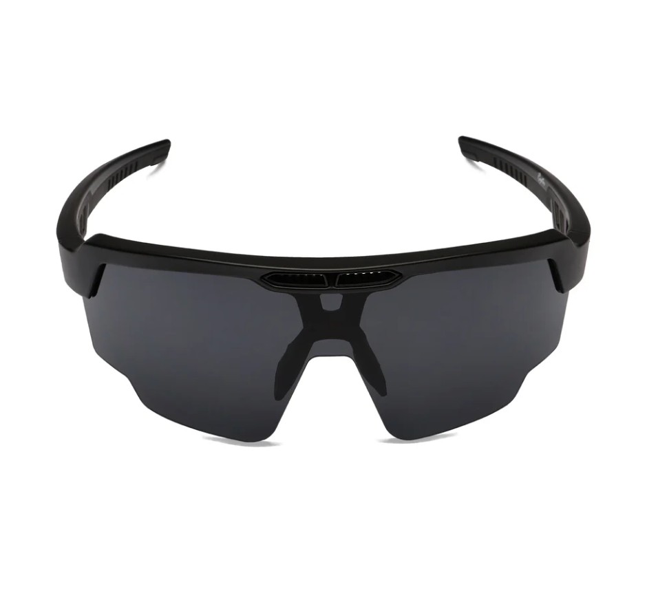 The Smoke Polarized Matt Black Raptor sunglasses feature a sleek and sporty wraparound design that blends modern style with practical performance. They are built with a lightweight matte black frame that ensures comfort and durability for extended wear. The smoke-tinted polarized lenses help reduce glare and enhance visual clarity, making them ideal for bright outdoor conditions. With their secure fit and minimalist aesthetic, these sunglasses are well-suited for everyday use as well as outdoor activities such as driving, cycling, or leisure.