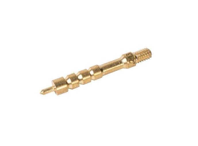 The Breakthrough Clean Technologies® Brass Jags are precision-machined to specific calibers to ensure an accurate and secure fit. Each .243 caliber / 6mm brass jag is clearly stamped and features a #8-32 thread for easy attachment to Breakthrough Clean Technologies® stainless steel cleaning rods. They use a standard #8-32 thread, while 12-gauge shotgun versions utilize a #5/16-27 thread for compatibility.