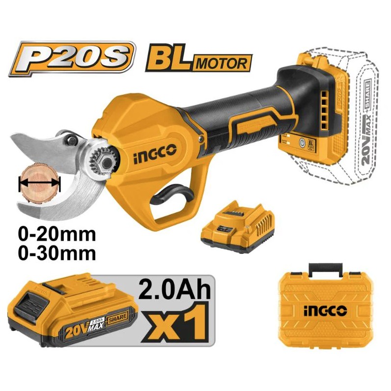 INGCO 20V PS+ C/L Gaug Straight Sheare Kit 20-30MM