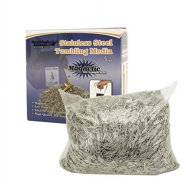 Frankford Arsenal® Stainless Steel Media Pins are specifically designed for rotary tumbling brass, delivering exceptional cleaning performance when used with a liquid solution. Made from high-quality 304 stainless steel, these pins effectively reach insid