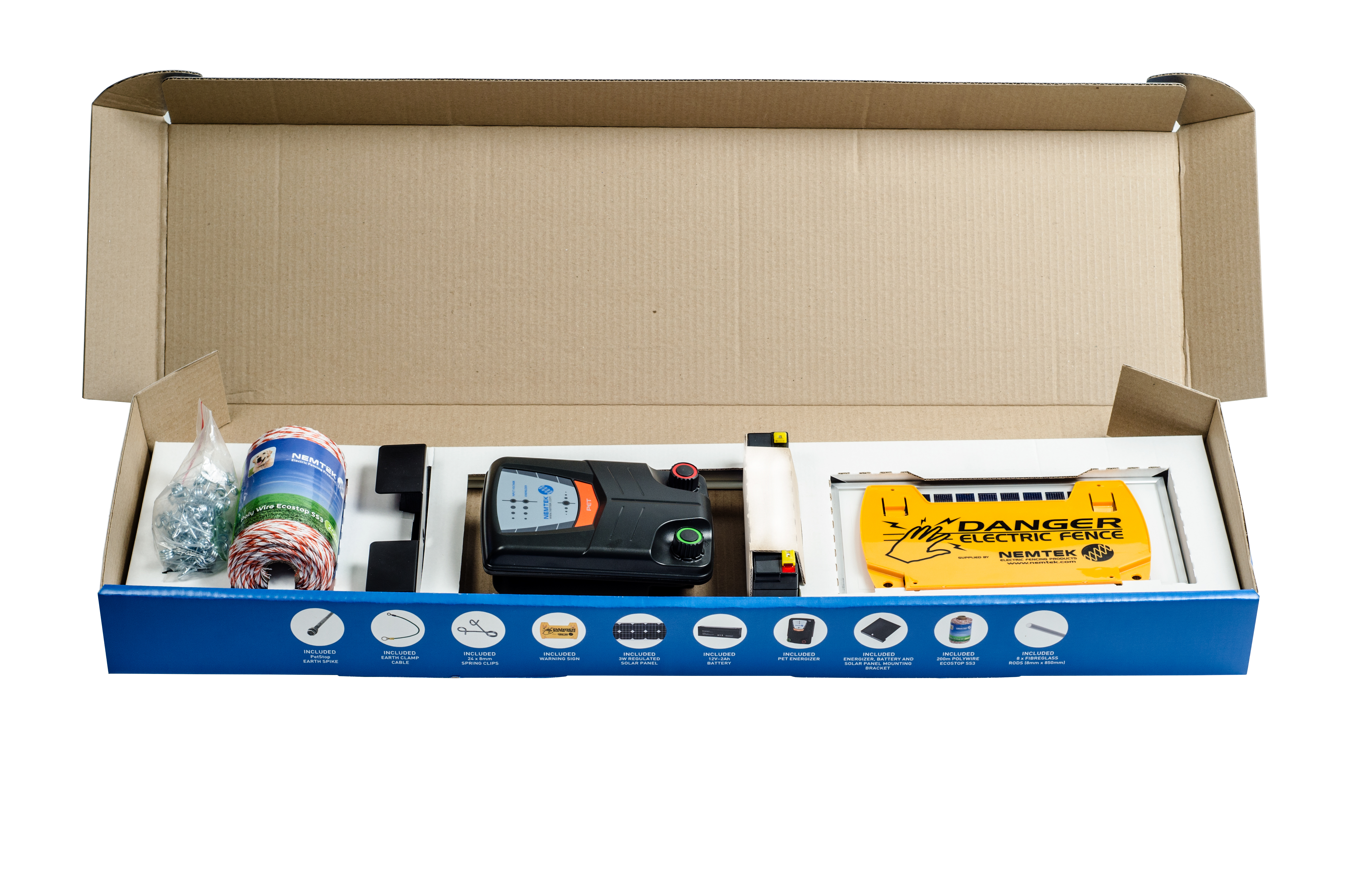 Petstop Kit Solar Incl Battery Nemtek