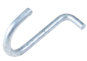 Free Stand Thru Hole S-Hook 6mm HGD