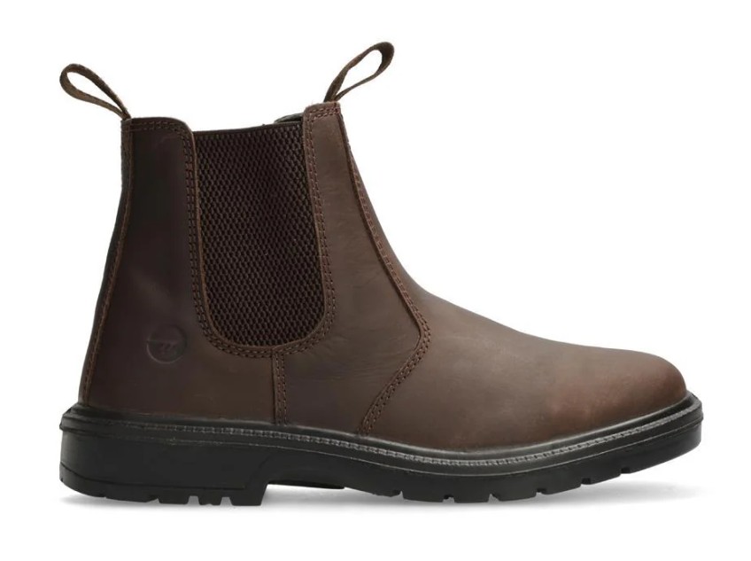 Take it easy in the Hi-Tec Angus. This original style is made with leather and features a fancy stitch on the upper. Elastic panels and a loop at the back make for easy on-off. Comfort comes first with its contoured, removable EVA footbed. And don't sweat wet feet because the breathable lining and microfibre sock sure don't!