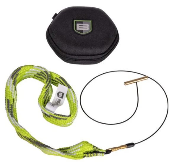 The Breakthrough Clean Technologies® Battle Rope 2.0 is a convenient on-the-go cleaning solution designed for quick and efficient use at the range. Its upgraded design features an integrated flip-out pull handle that also functions as a weight, allowing the cable to move smoothly through the barrel of your firearm for easy and effective cleaning.